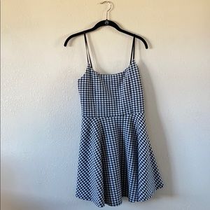Black and White Checkered Dress